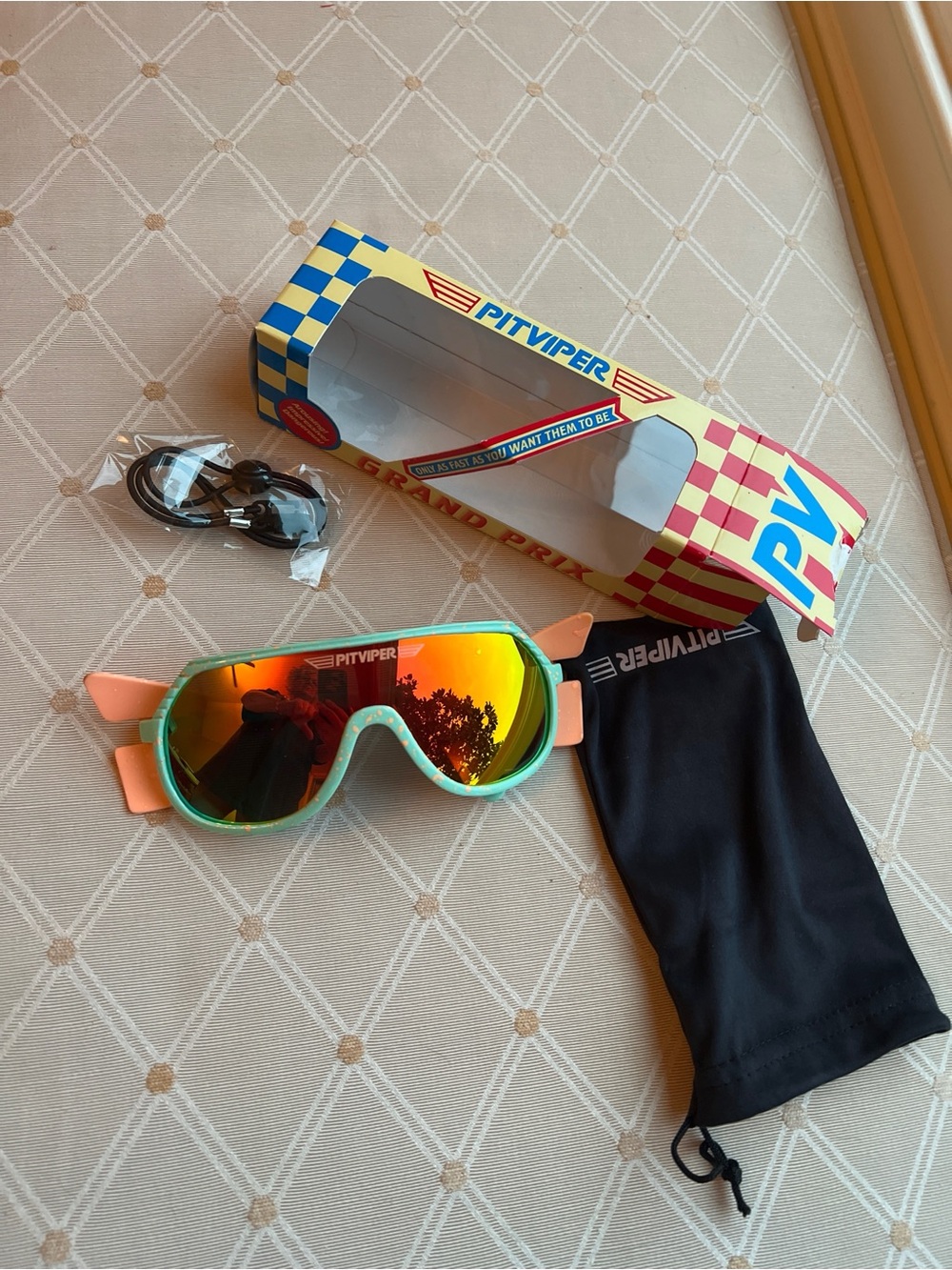 Pit Viper "The Peaches and Green" Grand Prix Sunglasses